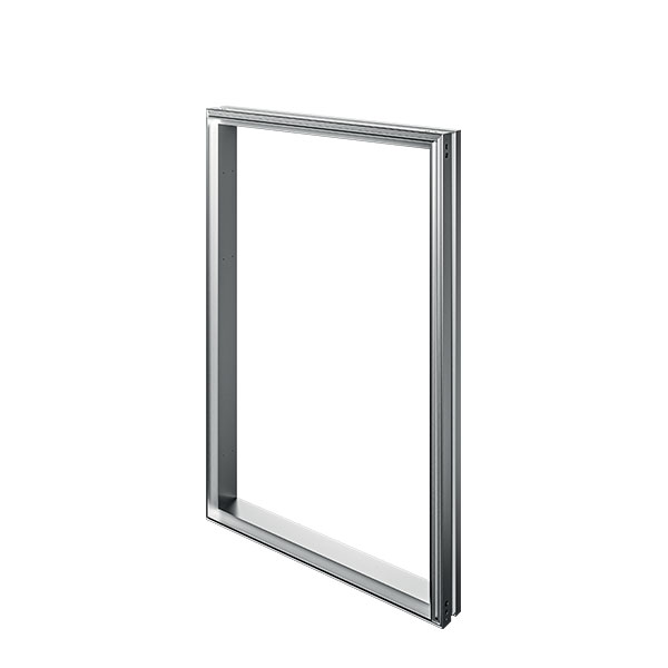 Flush-with-the-wall panel - 4-sided frame