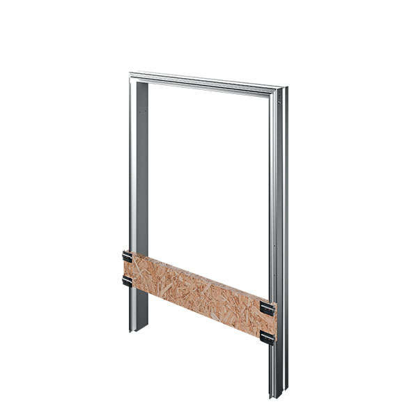 Flush-with-the-wall panel - 3-sided frame