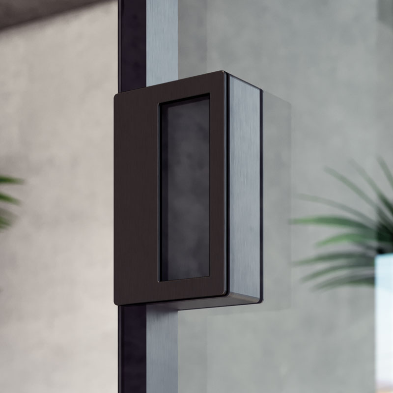 Handles for sliding glass doors