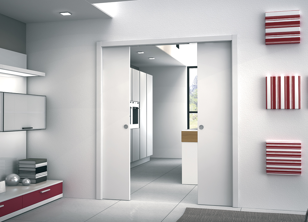 ECLISSE double sliding door system with jambs