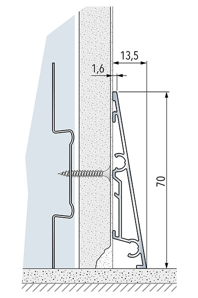 ECLISSE Delta - stud wall