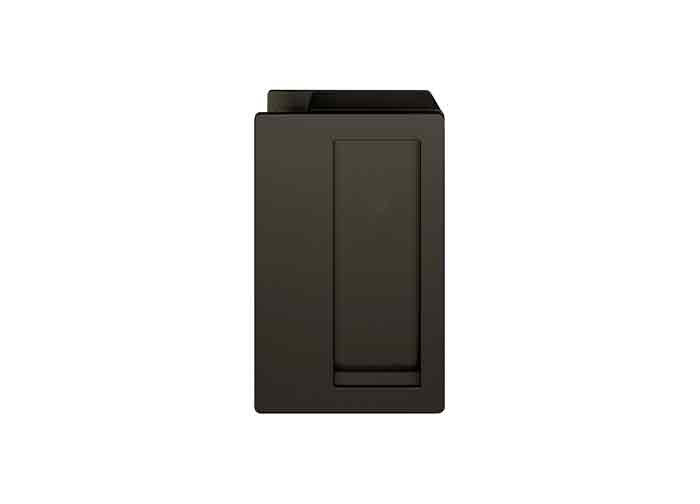 Double glass door - handle without lock