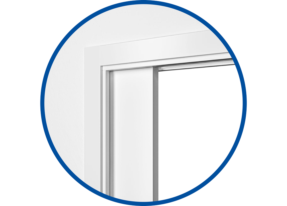 Sliding pocket door systems with jambs