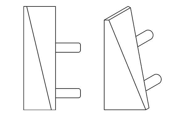 ECLISSE Delta - tapered terminal elements