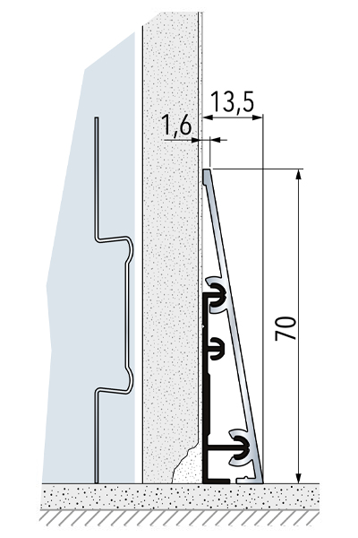 ECLISSE Delta - stud wall
