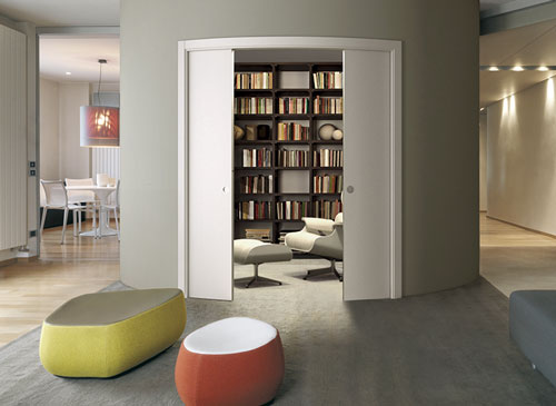 ECLISSE Circular - curved pocket doors