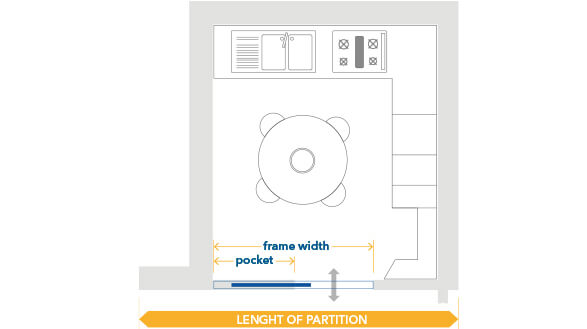 pocket door dimensions