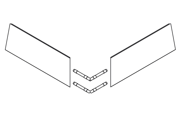 ECLISSE Delta - Joints for outer corner