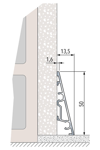 ECLISSE Delta - solid wall