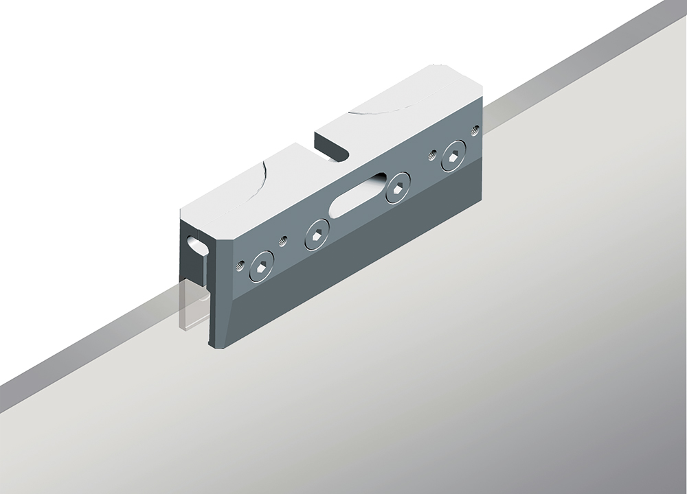 clamp for sliding glass doors