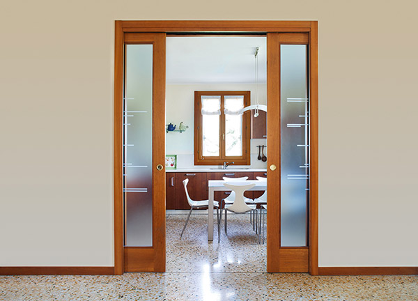 ECLISSE double sliding pocket door system