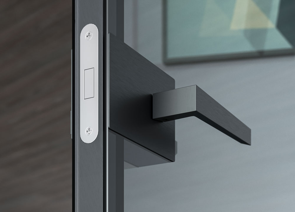 ECLISSE 40+one - handle for glass and aluminium hinged doors